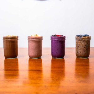 4 high protein smoothies &ndash; easy healthy breakfast smoothie recipes for muscle building and weight loss
