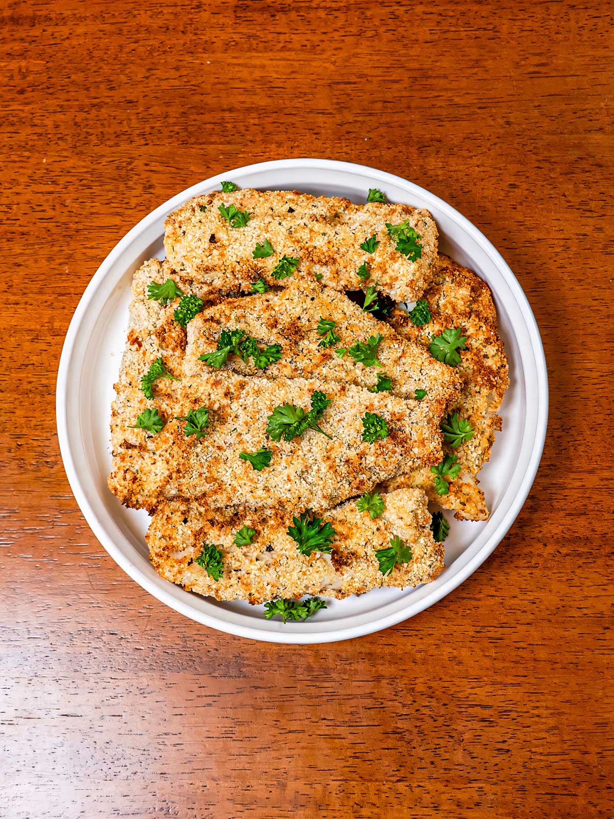 Air fryer Italian herb cod fillet &ndash; crispy seasoned fish ready to serve