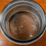 Chocolate peanut butter overnight oats in a glass jar &ndash; high-protein breakfast meal prep