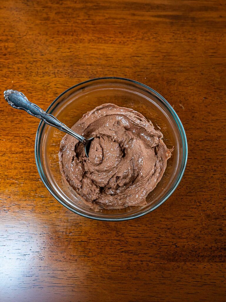 Cottage cheese chocolate mousse &ndash; high-protein healthy dessert with creamy texture and cocoa flavor