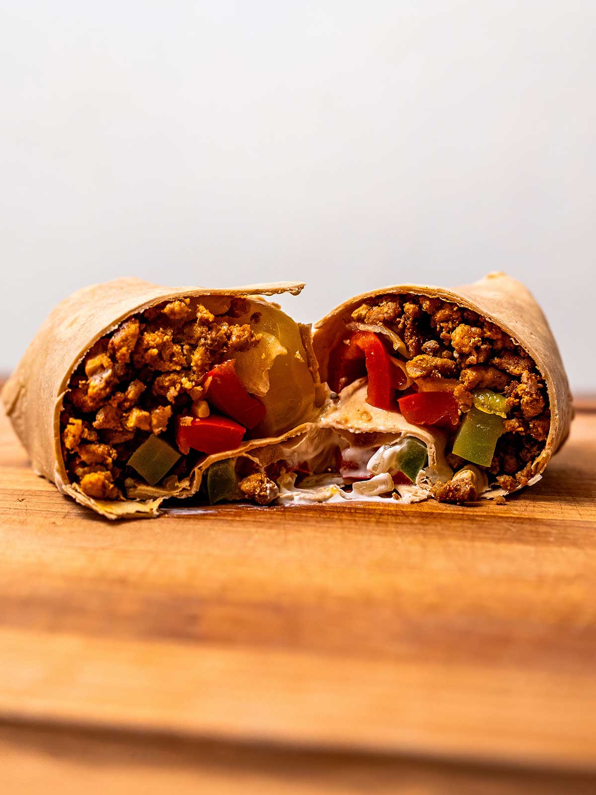 Ground turkey fajita wraps &ndash; high-protein meal prep with grilled chicken and peppers