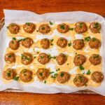 Keto turkey meatballs &ndash; high-protein low-carb dinner recipe with parmesan crust