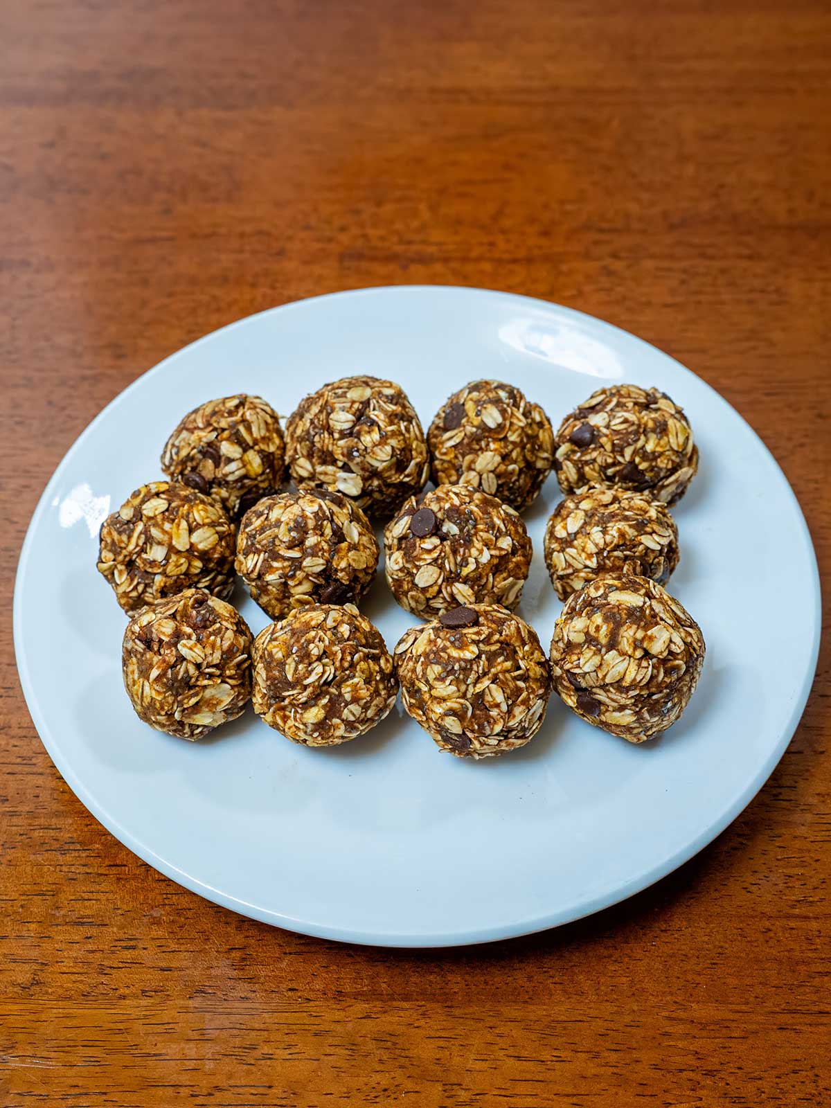 No-bake pumpkin energy bites &ndash; high-protein fall snack recipe in a bowl