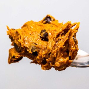 Protein peanut butter cookie dough recipe &ndash; high-protein healthy dessert with no eggs and 20g protein