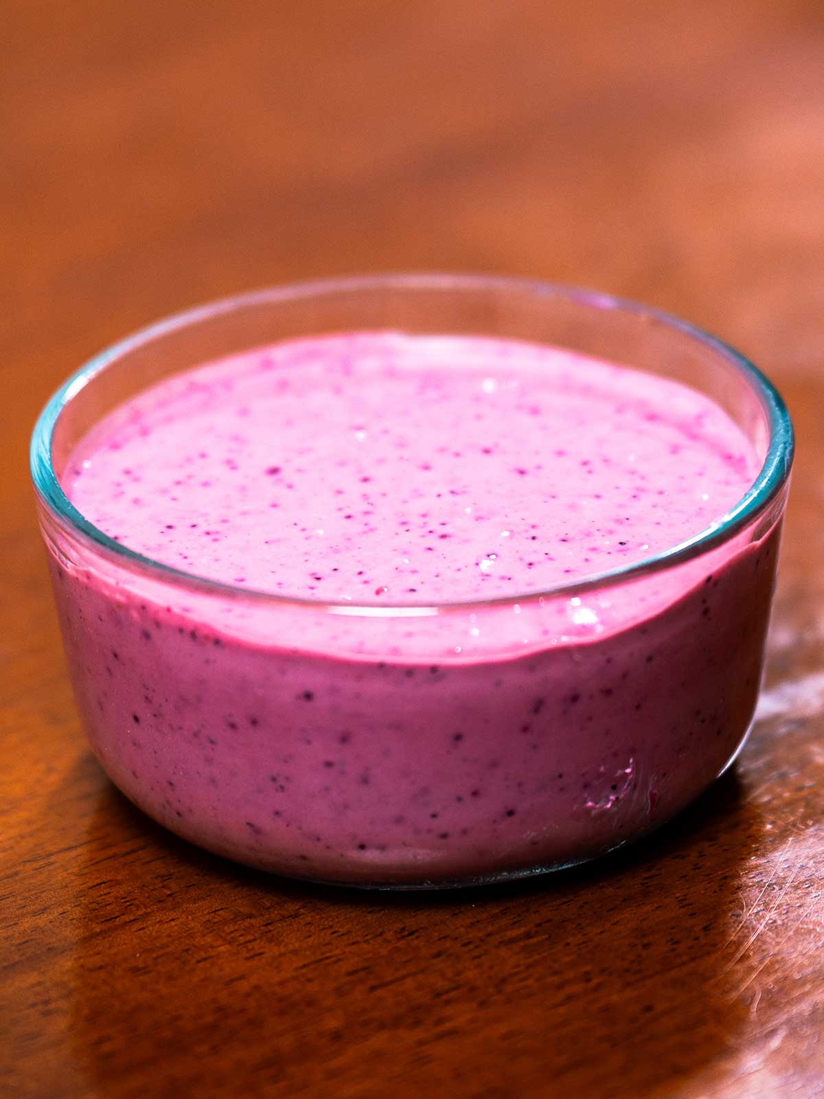 Cottage cheese mixed berry pudding hero &ndash; high-protein creamy dessert with fresh berries