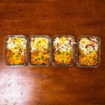 Slow cooker BBQ chicken and sweet potatoes &ndash; high protein dinner with roasted sweet potatoes