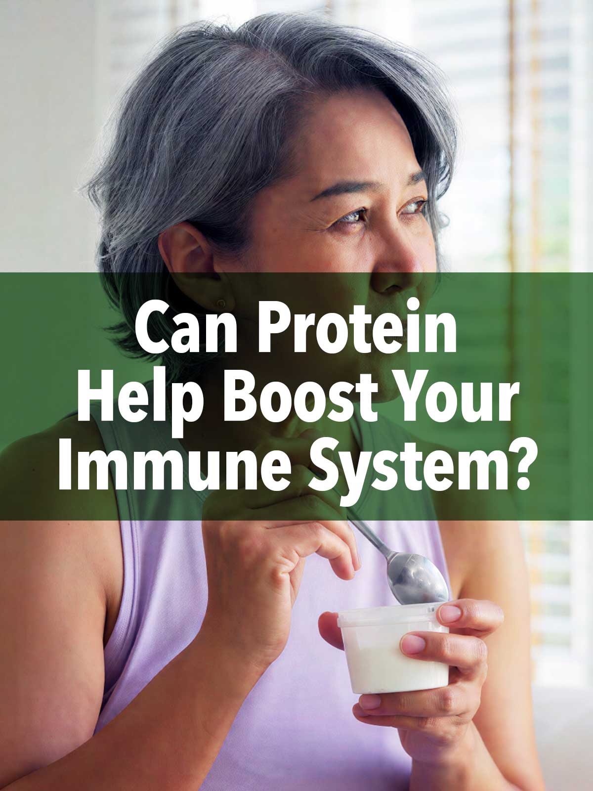 High protein foods like chicken, Greek yogurt, and fish to support immune system health