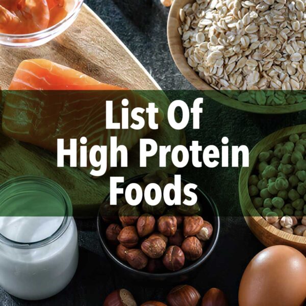 High Protein Foods List