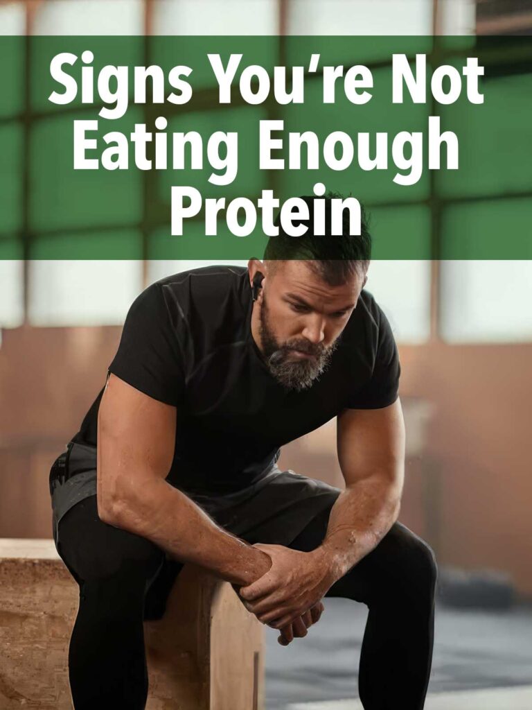 Exhausted athlete &ndash; signs you are not eating enough protein
