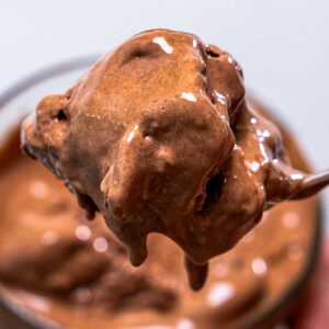 Chocolate peanut butter banana protein nice cream card &ndash; high-protein healthy dessert
