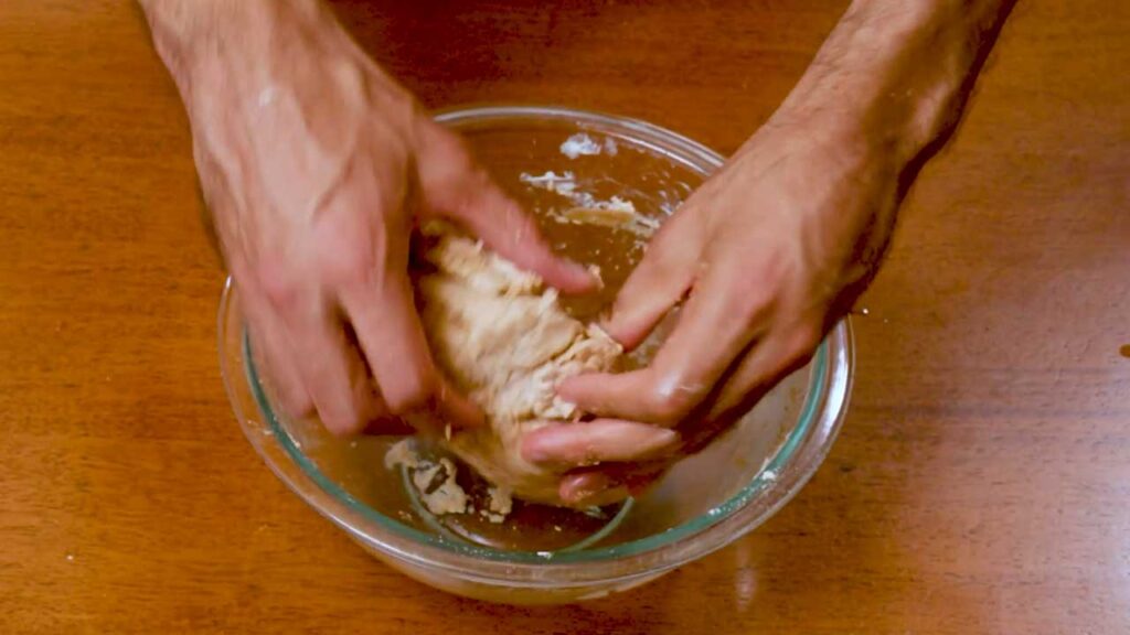 Greek yogurt drop biscuits close-up – high-protein breakfast with fluffy texture