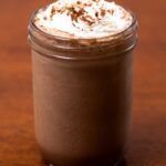 Iced mocha protein latte hero &ndash; high-protein coffee drink with chocolate and milk