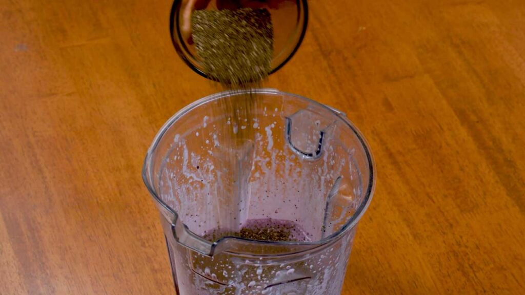 Blueberry chia seed protein pudding – delicious high-protein overnight oats alternative