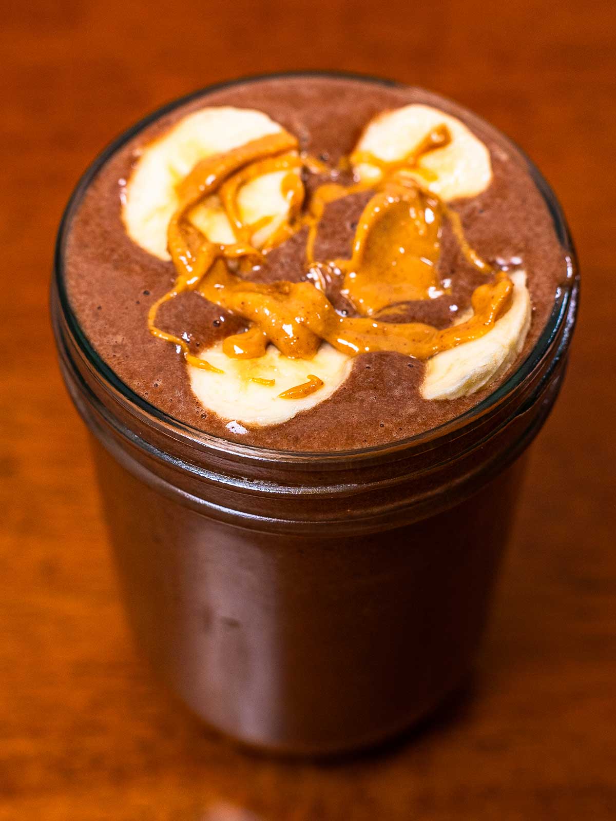 Chocolate peanut butter banana smoothie recipe &ndash; high-protein easy smoothie