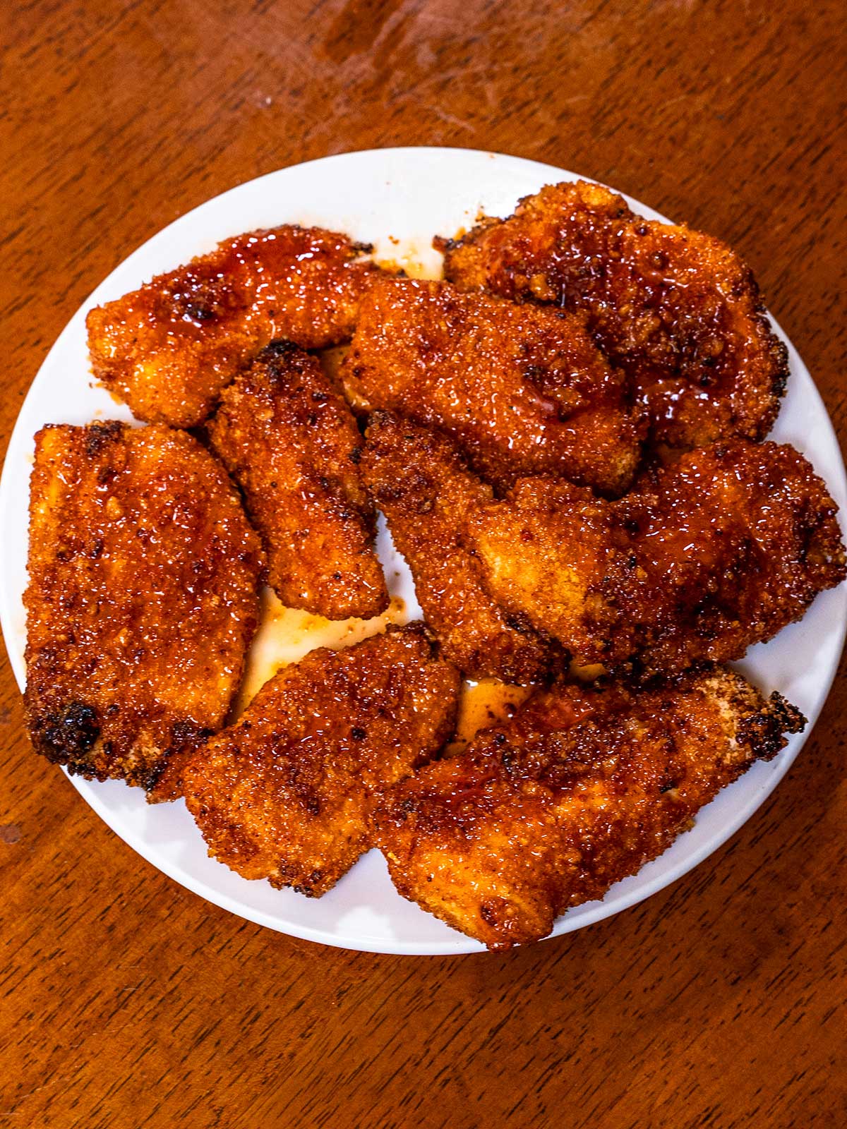 Hot honey chicken wraps recipe &ndash; high-protein chicken wrap with spicy honey glaze
