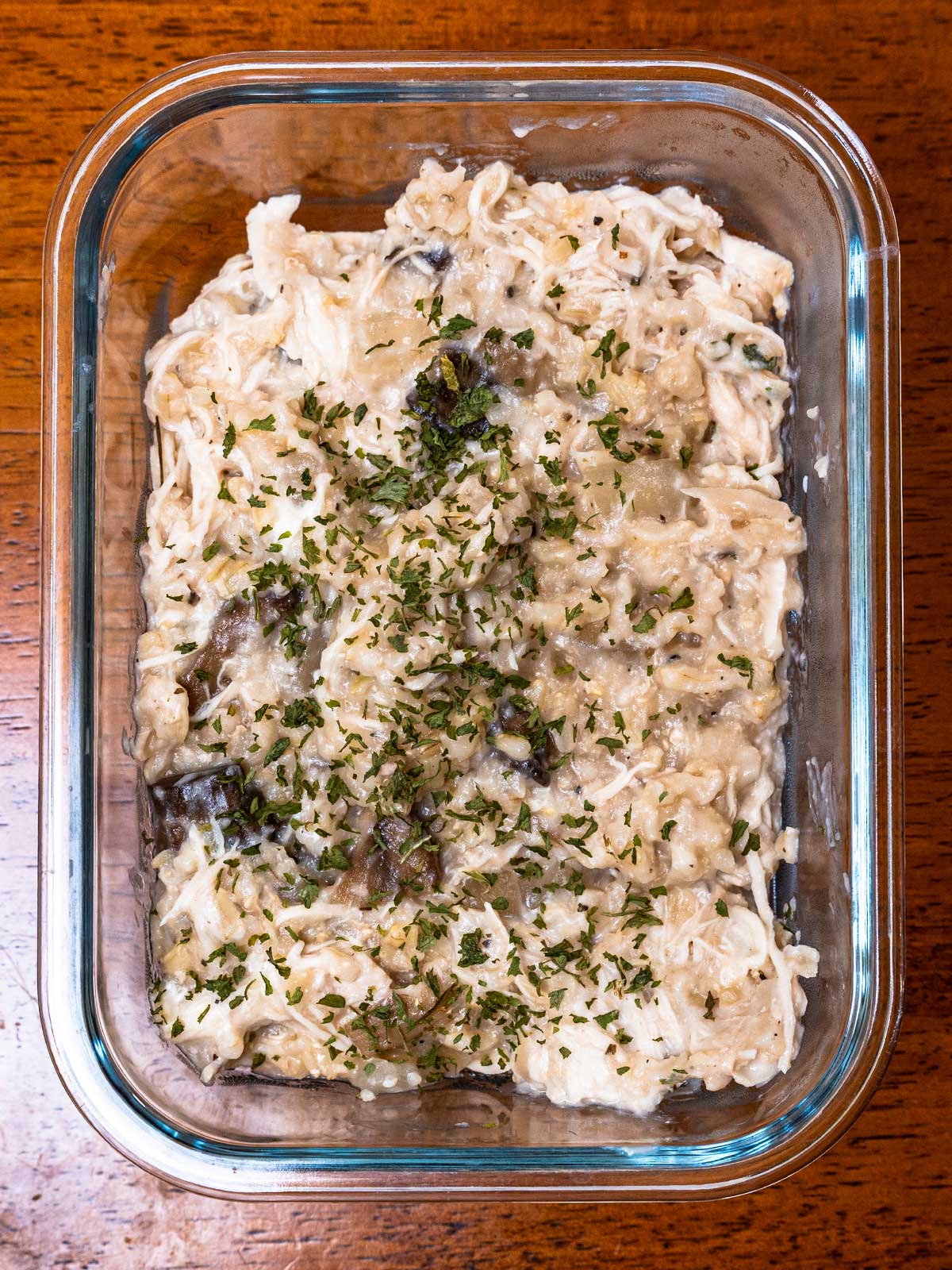 Slow cooker creamy chicken and rice recipe &ndash; high-protein comfort food dinner