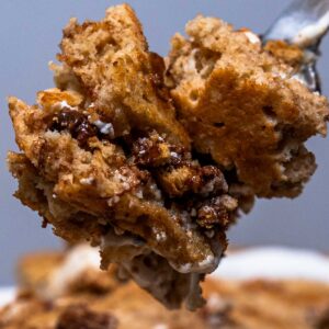 S'mores protein pancakes recipe card &ndash; high-protein breakfast nutrition facts