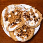 S'mores protein pancakes recipe &ndash; high-protein breakfast with chocolate and marshmallow flavor